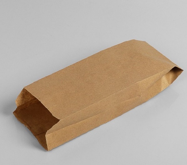 Пакет крафт бумажный фасовочный, V-образное дно 10 x 30 x 5 см