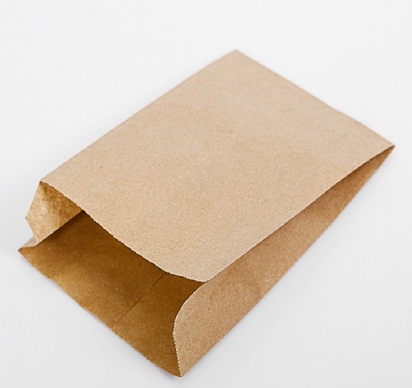 Пакет крафт бумажный фасовочный, V-образное дно 14 x 20 x 6 см